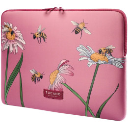 Калъф Tucano Schizzo за MacBook Air 15"/ Laptop 13"/ Laptop 14", Bees Pink - BFSCZMB15-BEES-PK - 1