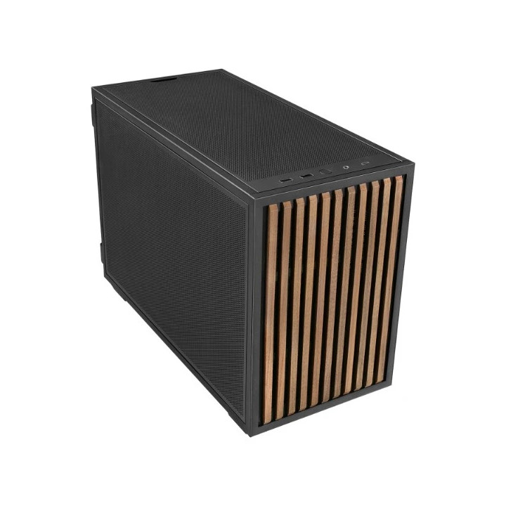 Кутия за компютър Lian Li DAN Cases B4 Wood Edition, Mini Tower, mATX/Mini-ITX, Черна - G99.B4X-WD.00 - 2