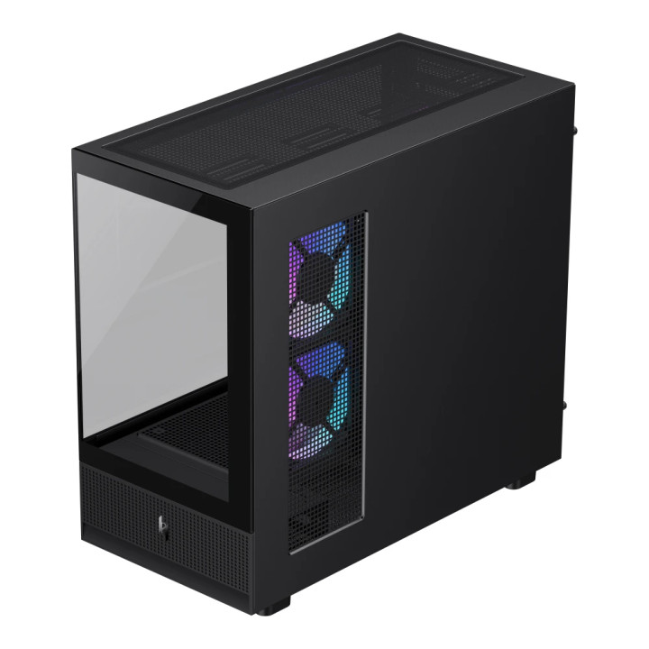 Кутия за компютър Gamemax NEX C31, Mini Tower mATX, Tempered Glass, 3x 120mm ARGB вентилатора - 9109-0013R0014 - 12