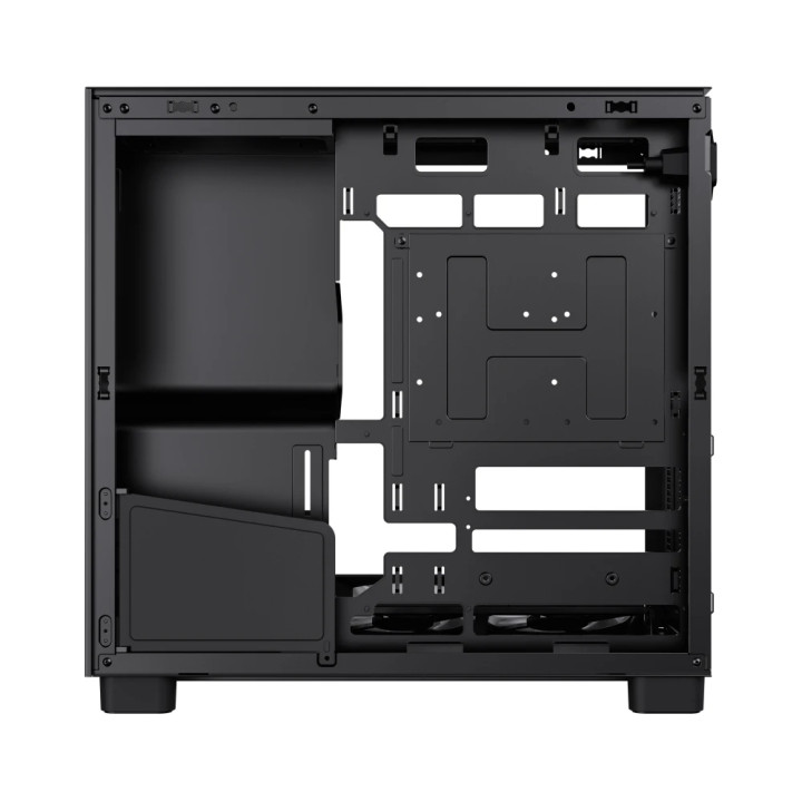 Кутия за компютър Gamemax NEX C53, Middle Tower ATX, Tempered Glass, 4x ARGB вентилатора - 9109-0013R0006 - 10