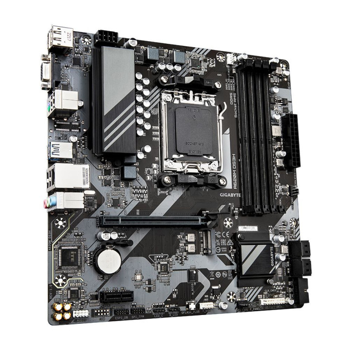 Дънна платка Gigabyte A620M DS3H,AM5, DDR5 - 4