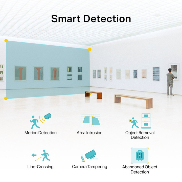 3MP IR мини куполна мрежова камера TP-Link VIGI C230I Mini(2.8mm)