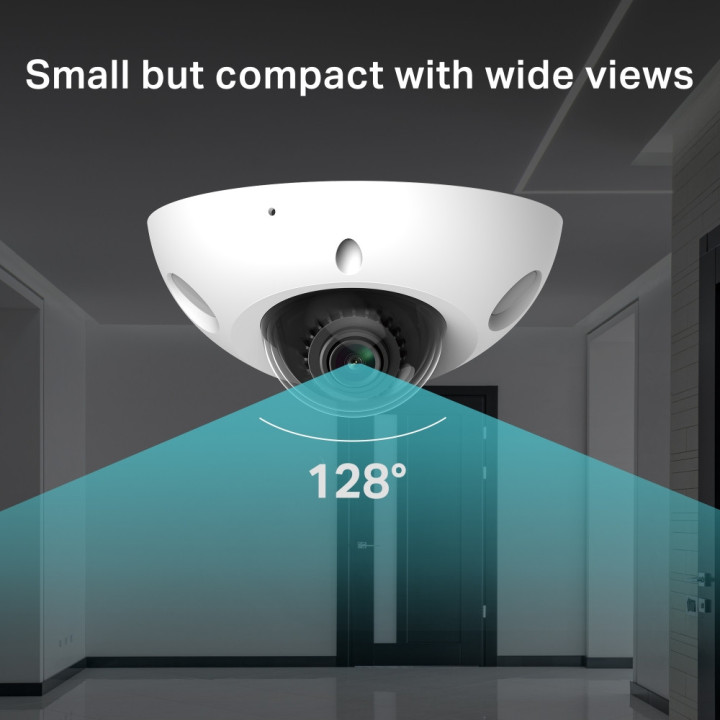 3MP IR мини куполна мрежова камера TP-Link VIGI C230I Mini(2.8mm)