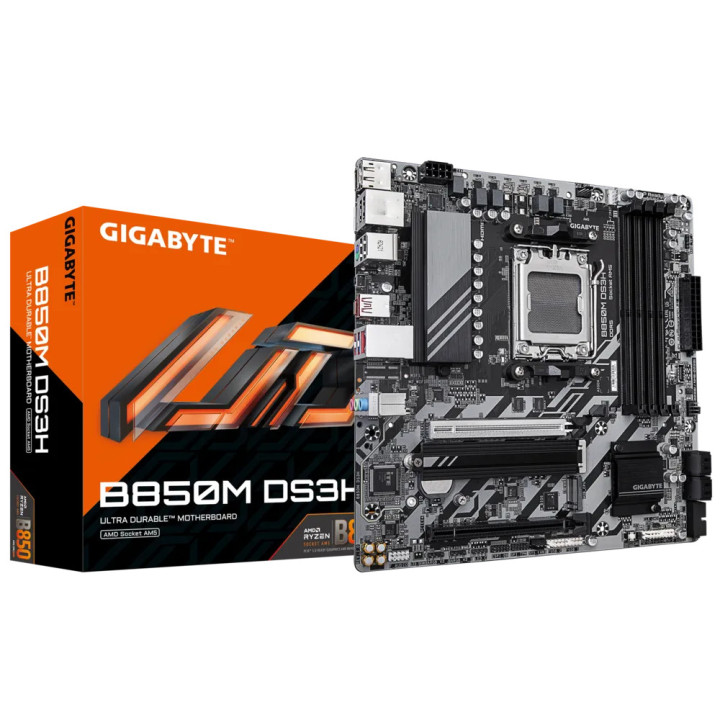Дънна платка Gigabyte B850M DS3H, AM5 - 1
