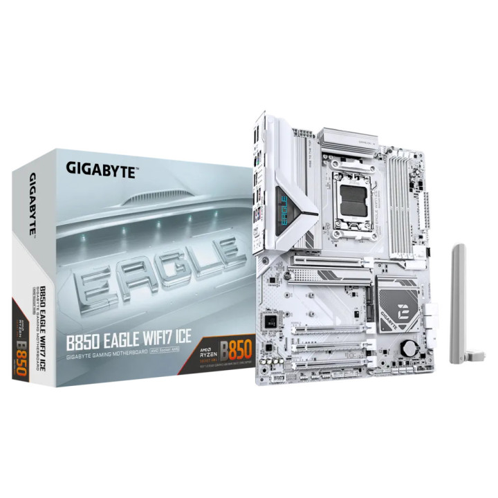 Дънна платка Gigabyte B850 EAGLE WIFI7 ICE, AM5 - 1