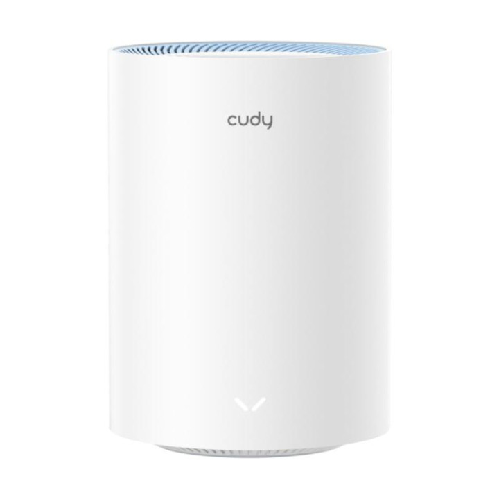 Безжична Mesh система Cudy M1200, AC1200 Dual Band, 2.4/5 GHz, 300-867 Mbps, 1 брой - CUDY-M1200-Deco E4 - 2