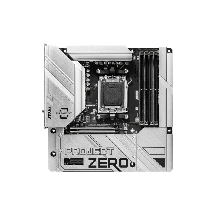 Дънна платка MSI B650M PROJECT ZERO, mATX, AM5 - 2