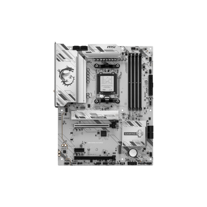 Дънна платка MSI B850 GAMING PLUS WIFI6E, ATX, AM5, 4x DDR5, 2.5G LAN, WiFI 6E - 2