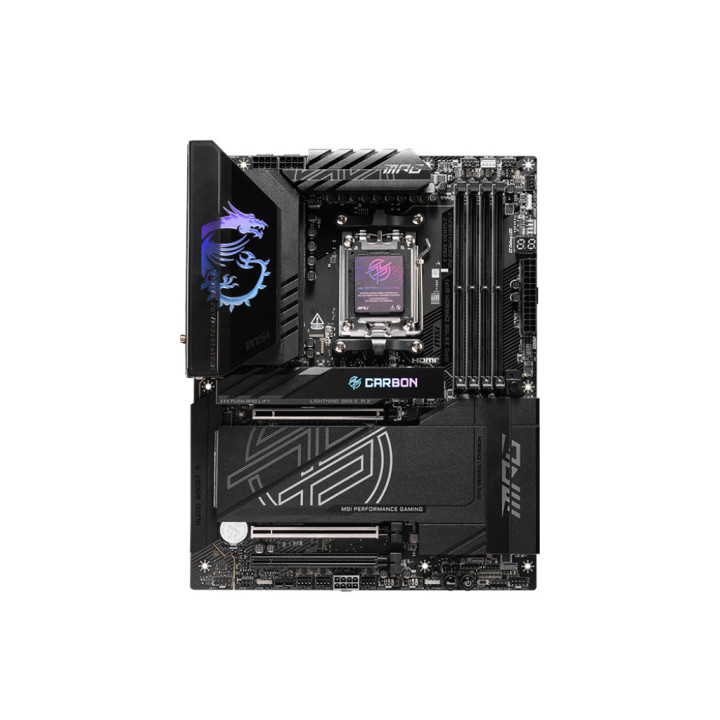 Дънна платка MSI MPG X870E CARBON WIFI, AM5 - 911-7E49-004 - 2