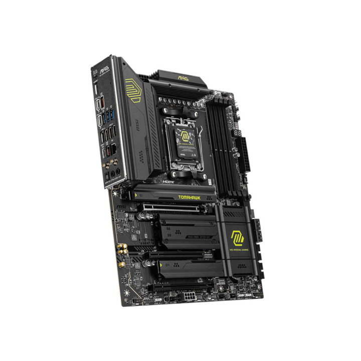 Дънна платка MSI MAG X870 TOMAHAWK WIFI, ATX, AM5, AMD Ryzen 9000, DDR5 up to 8400 (OC)MHz, 3x PCIe x16 slots, 4x M.2 slot - 4