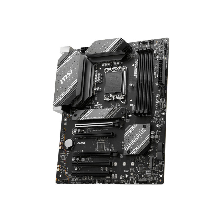 Дънна платка MSI B760 GAMING PLUS WIFI, ATX, LGA1700, DDR5, 2x M.2 - 2