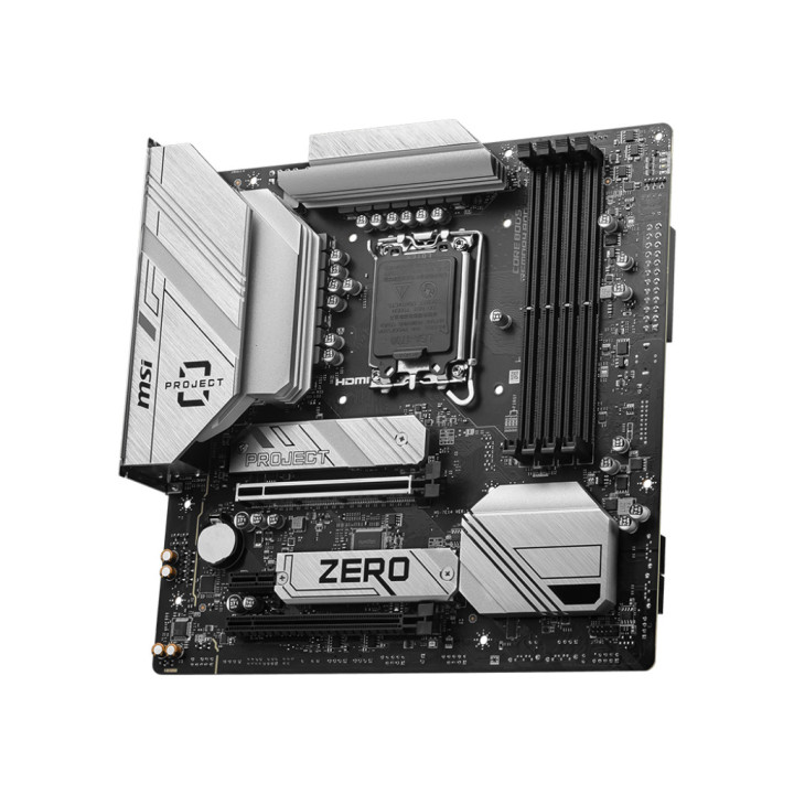 Дънна платка MSI B760M PROJECT ZERO, LGA1700 - 911-7E14-004 - 3