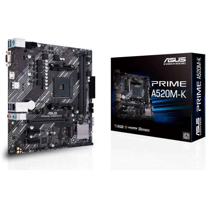Дънна платка Asus PRIME A520M-K - 90MB1500-M0EAY0 - 1