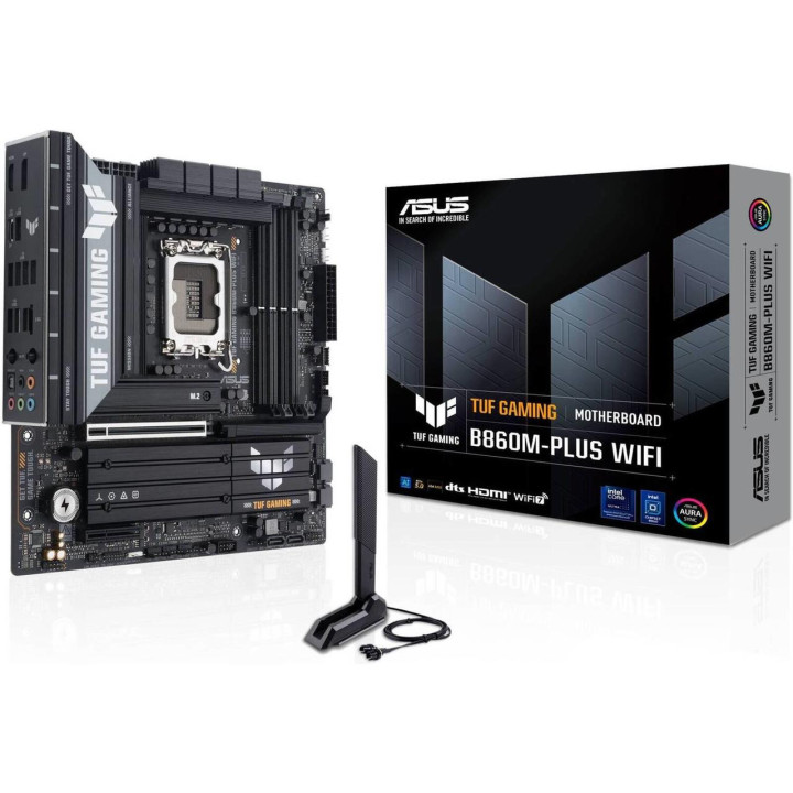 Дънна платка Asus TUF GAMING B860M-PLUS WIFI, LGA1851 - 90MB1JV0-M0EAY0 - 1