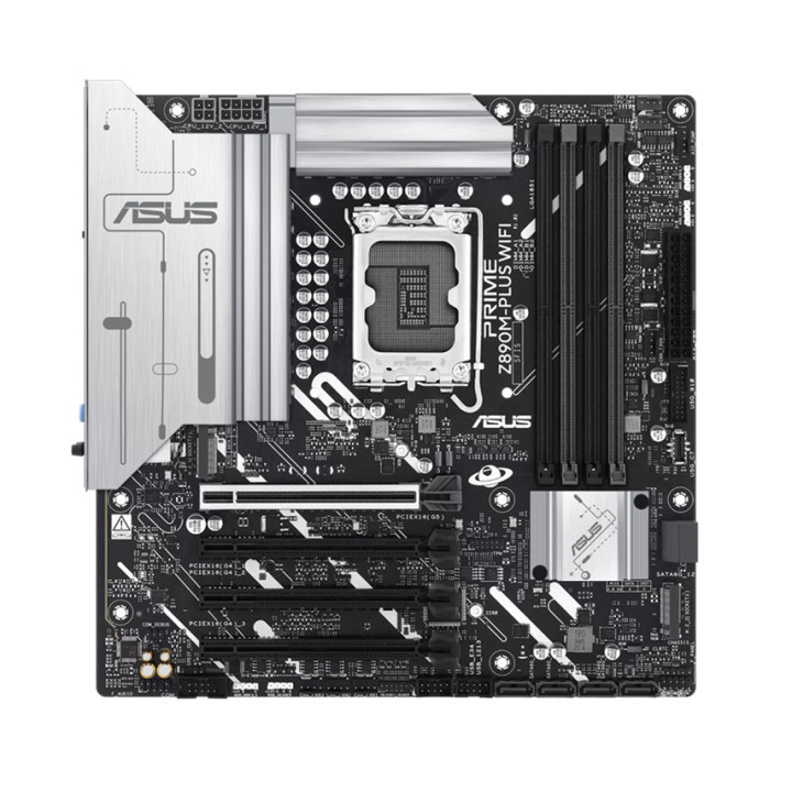 Дънна платка Asus PRIME Z890M-PLUS WIFI, LGA1851, DDR5, mATX - 90MB1J80-M0EAY0 - 2