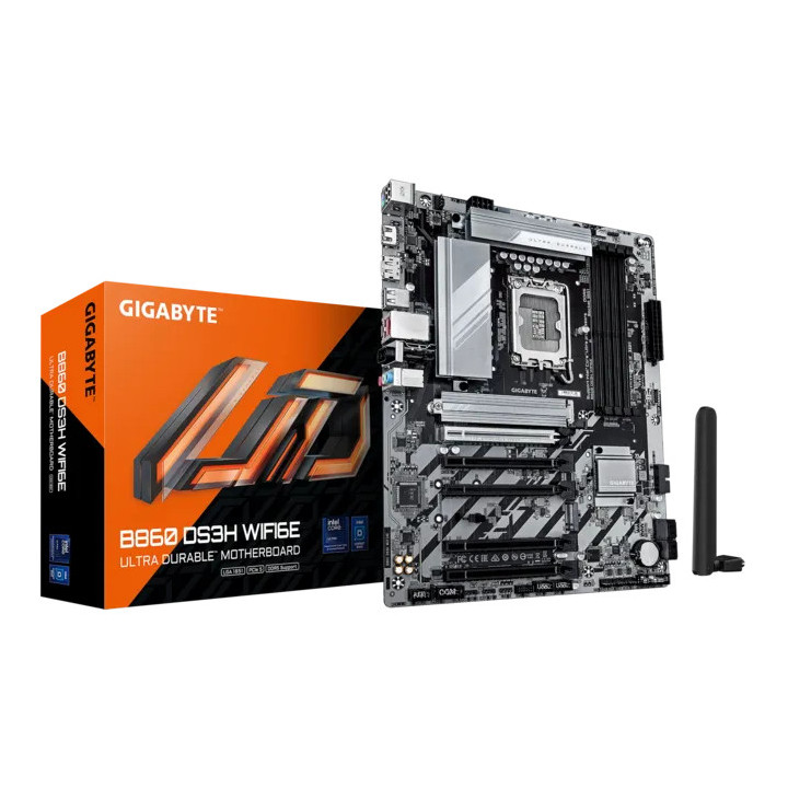 Дънна платка Gigabyte B860 DS3H WIFI 6E, LGA1851 - 1