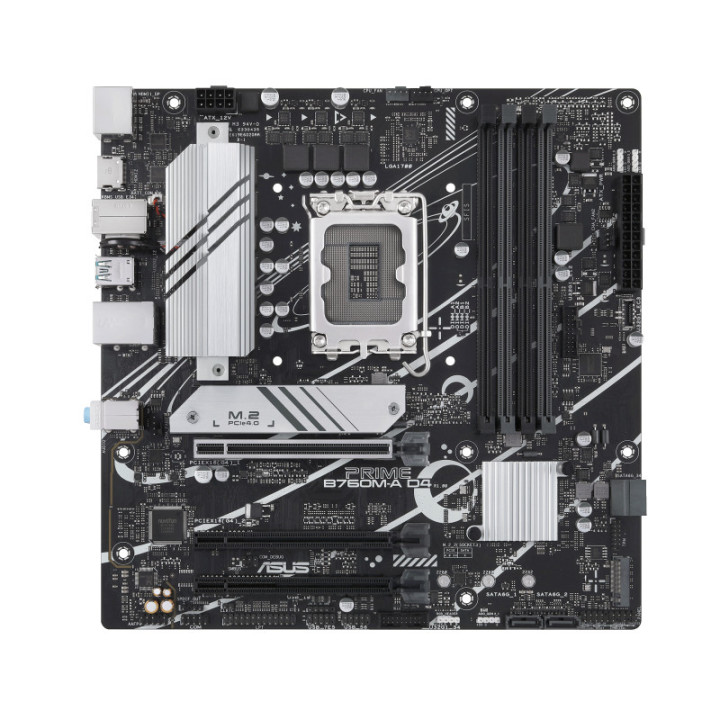 Дънна платка Asus PRIME B760M-A D4-CSM, LGA1700, DDR5 - 90MB1D00-M1EAYC - 2