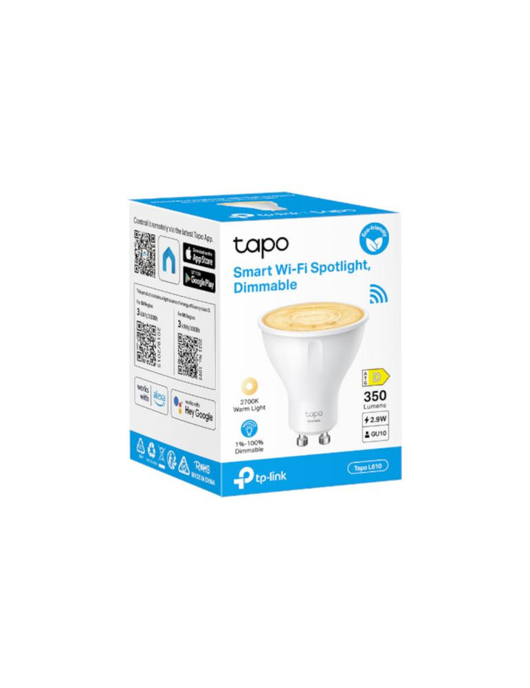 Интелигентна електрическа крушка TP-Link Tapo L610 Spotlight Dimmable
