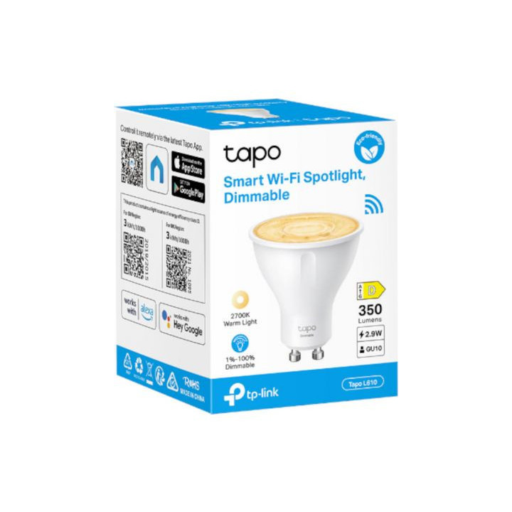 Интелигентна електрическа крушка TP-Link Tapo L610 Spotlight Dimmable
