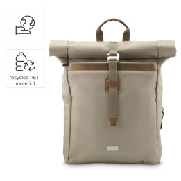 Раница за лаптоп HAMA Silvan, до 16.2", 22L, бежова - HAMA-222025 - 1