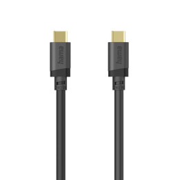 Кабел HAMA USB-C към USB-C, E-Marker чип, USB 3.2 Gen1, 5 Gbit/s, 240W, 1.5м - HAMA-202009 - 1