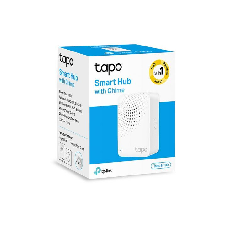 Контролер TP-Link Tapo H100 Smart IoT Hub с Chime