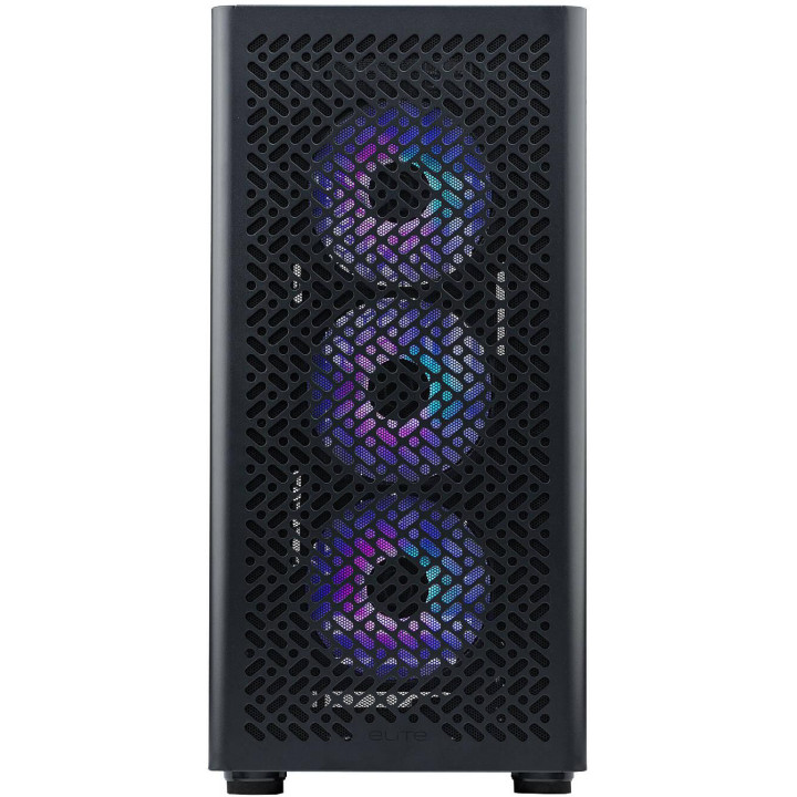 Кутия за компютър CoolerMaster Elite 500, Middle Tower, E-ATX/ATX/Micro ATX/Mini ITX, 3x вентилатора, USB-C - E502-KGNN-S00 - 2