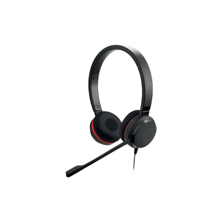 Слушалки Jabra Evolve 20 SE, USB-C/USB-A, стерео, с микрофон, UC сертифицирани - 4999-829-469 - 1