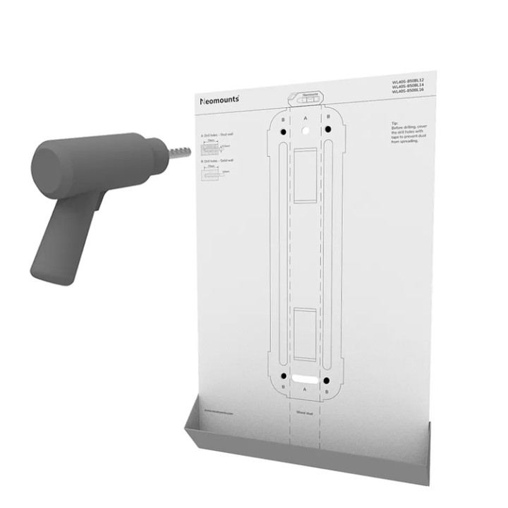 Стойка за телевизор Neomounts Level-850, 40-70", VESA 600x400, наклон/въртене/ротация - WL40S-850BL16 - 14