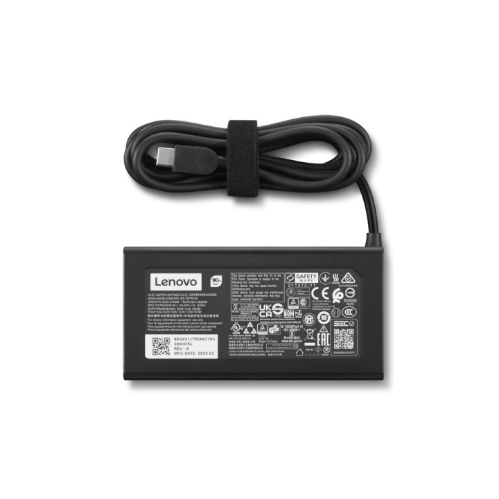 Зарядно за лаптоп Lenovo Power Adapter, 100W USB Type-C - 4X21M37469 - 2