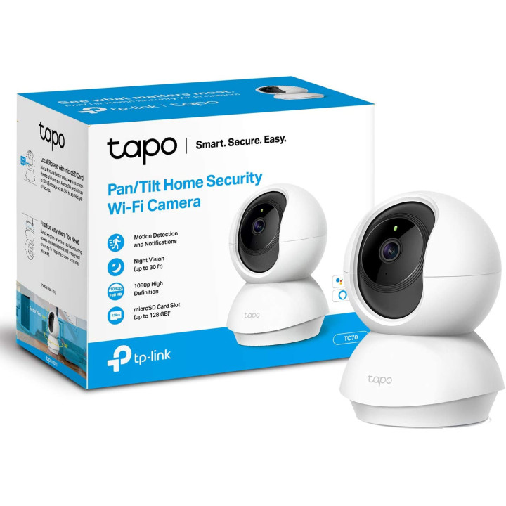 Wi-Fi Pan/Tilt камера за наблюдение TP-Link TC70