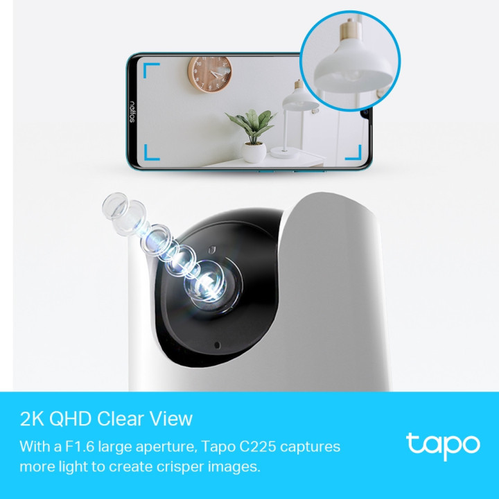 Мрежова камера TP-Link Tapo C225 Pan/Tilt с AI