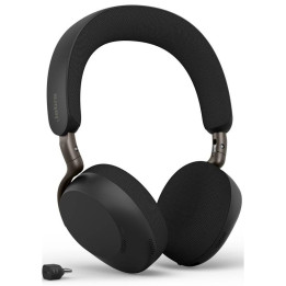Безжични слушалки Jabra Evolve2 65 Stereo, ANC, USB-C адаптер, Microsoft Teams сертифицирани, черни - 36599-999-899 - 1