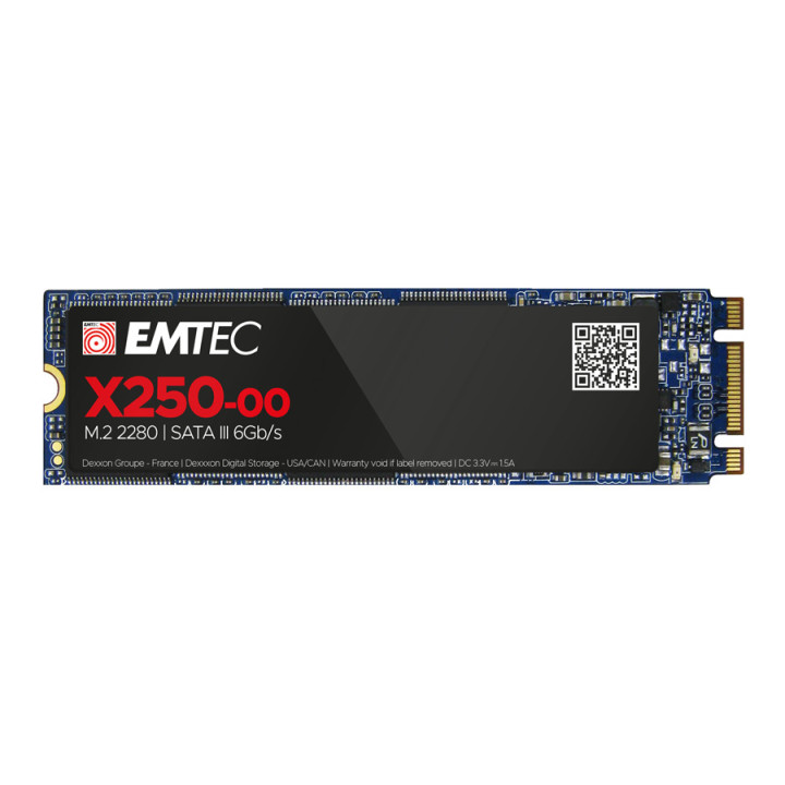 SSD диск EMTEC X250, 512GB M.2 SATA III - ECSSD512GX250 - 1