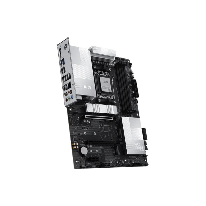 Дънна платка MSI PRO X870E-S EVO WIFI, Socket AM5,  WiFi7, 4x DDR5, ATX - 911-7E86-003 - 3
