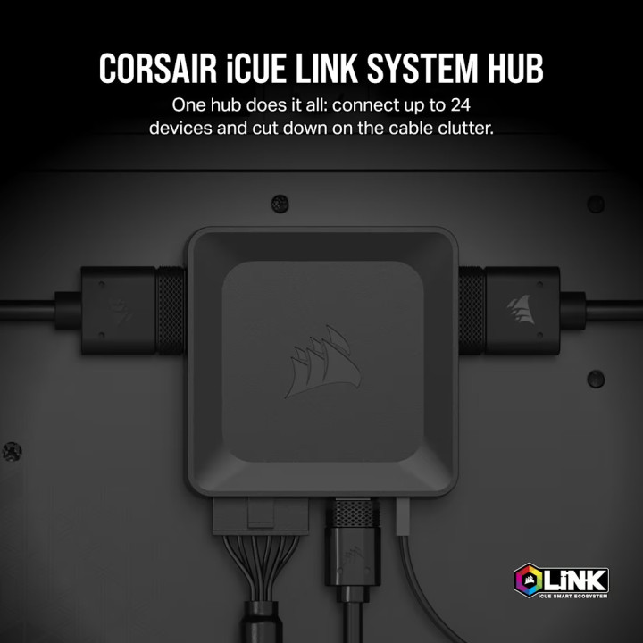 Хъб за вентилатори Corsair iCUE LINK System Hub - CL-9011116-WW - 2