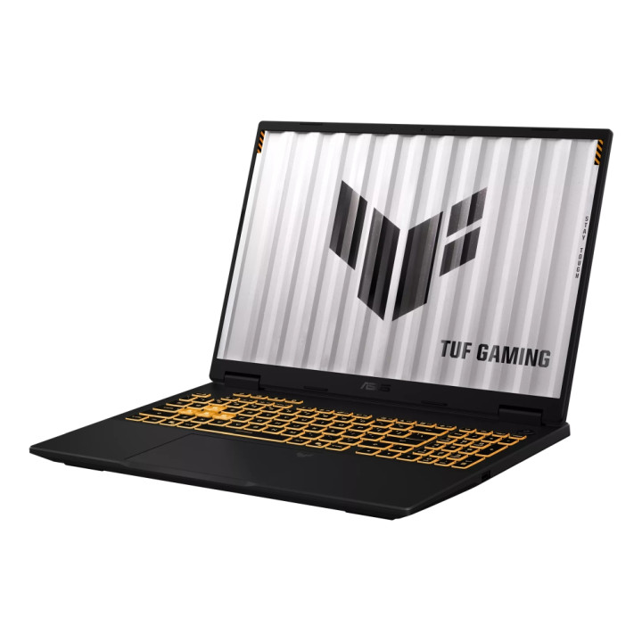 Лаптоп ASUS TUF Gaming F16 FX610JH-TU027, 16" WUXGA IPS 144Hz, Intel Core i7-14650HX, RTX 5050 8GB, 16GB DDR5, 512GB SSD, Free O
