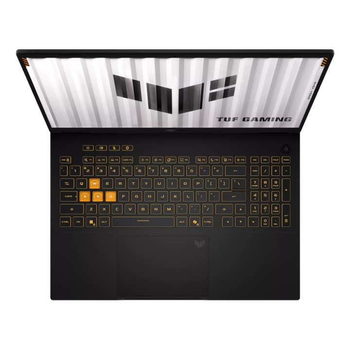 Лаптоп ASUS TUF Gaming F16 FX610JH-TU027, 16" WUXGA IPS 144Hz, Intel Core i7-14650HX, RTX 5050 8GB, 16GB DDR5, 512GB SSD, Free O