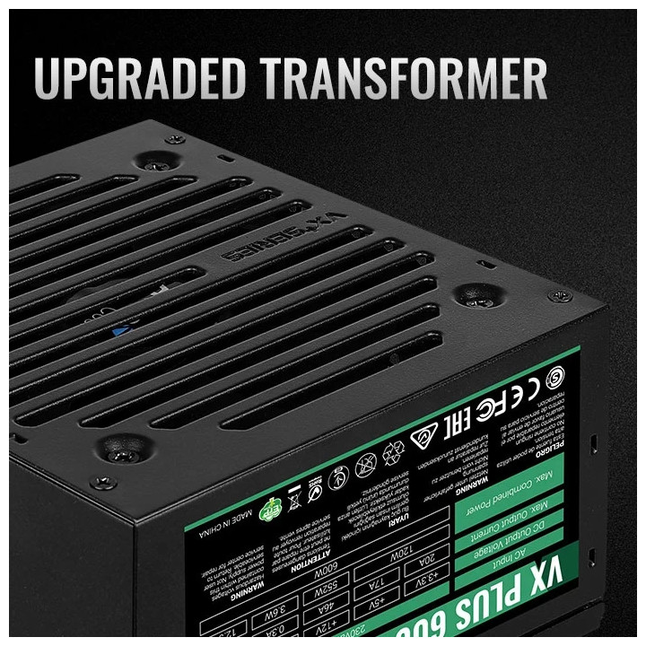 Захранване AeroCool VX PLUS STEALTH, 600W ATX - ACPN-VS60AEY.12 - 8