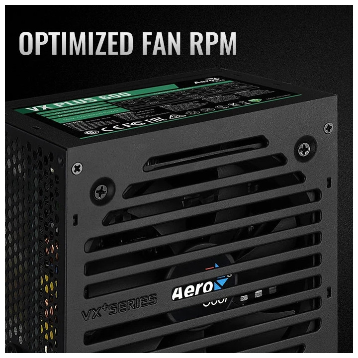 Захранване AeroCool VX PLUS STEALTH, 600W ATX - ACPN-VS60AEY.12 - 9