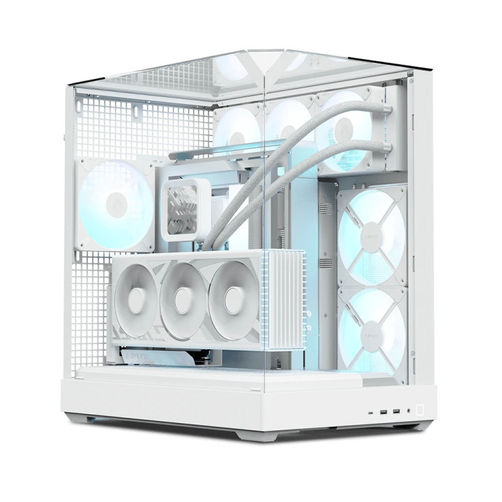 Кутия за компютър APNX V2-F-WT-v1, ATX Middle Tower, Tempered Glass, USB 3.2 Gen 2 Type-C - 2