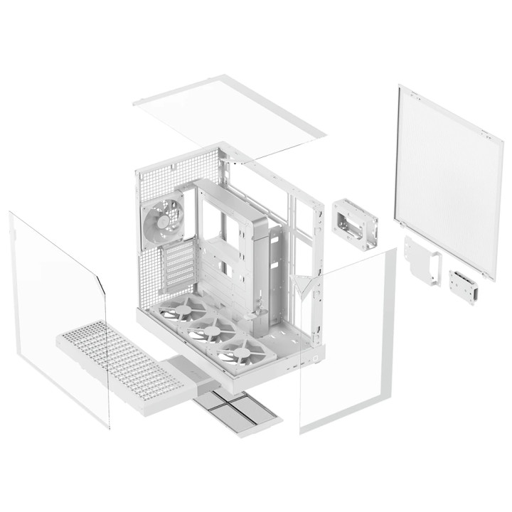 Кутия за компютър APNX V2-F-WT-v1, ATX Middle Tower, Tempered Glass, USB 3.2 Gen 2 Type-C - 10