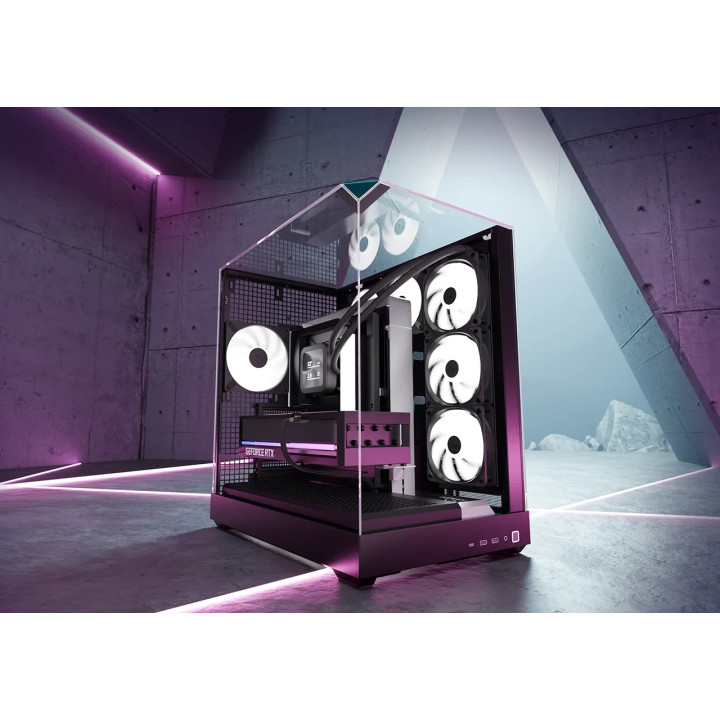 Кутия за компютър APNX V2-F-BK-v1, Middle Tower, ATX/mATX/Mini-ITX, Tempered Glass, Черна - 11
