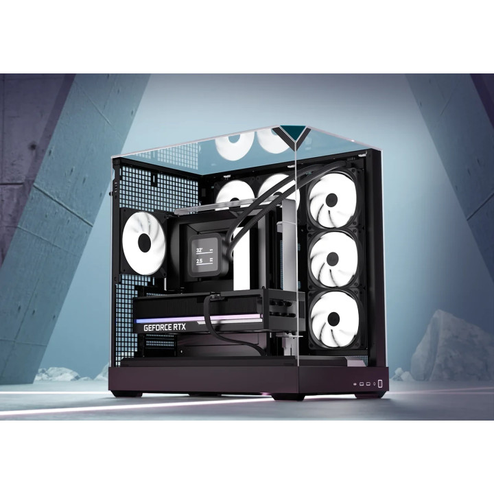 Кутия за компютър APNX V2-F-BK-v1, Middle Tower, ATX/mATX/Mini-ITX, Tempered Glass, Черна - 12