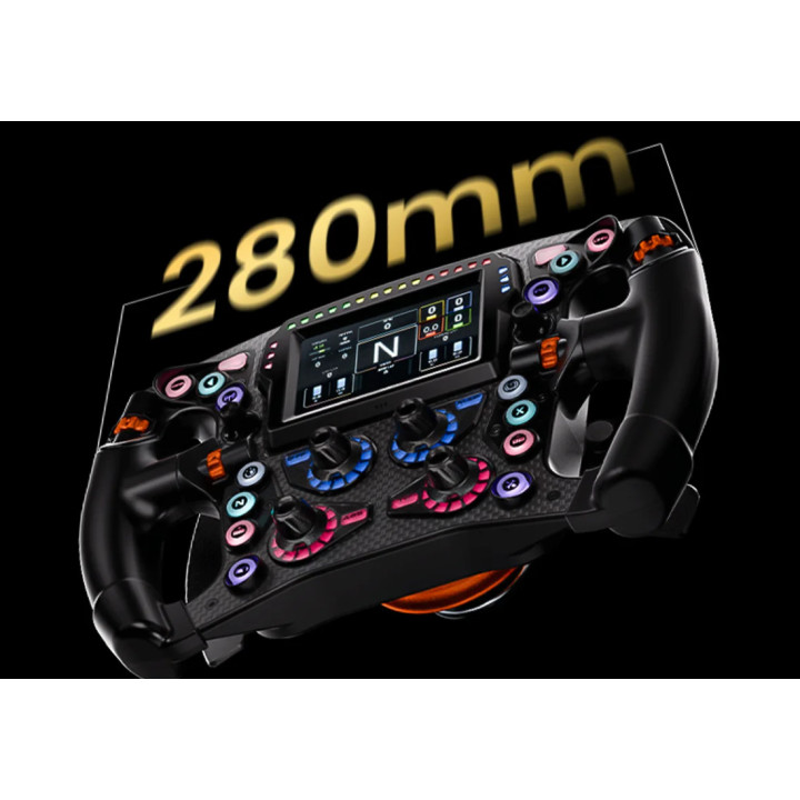 Състезателен волан SIMAGIC Zeus Formula, 280mm, 5mm карбон, CNC алуминий - ZEUS FORMULA - 4