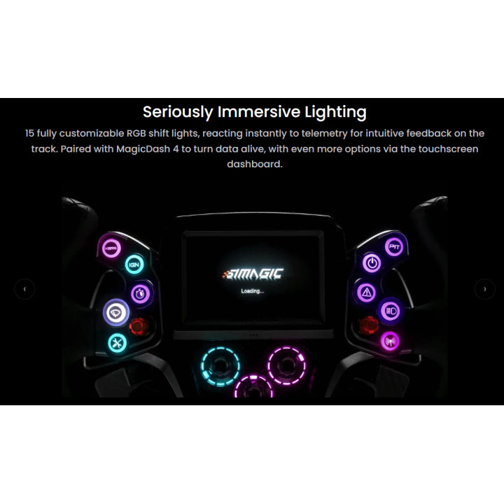Волан SIMAGIC Zeus GT, 300 mm, 9 сменяеми дръжки, 15 RGB LED - ZEUS GT - 4