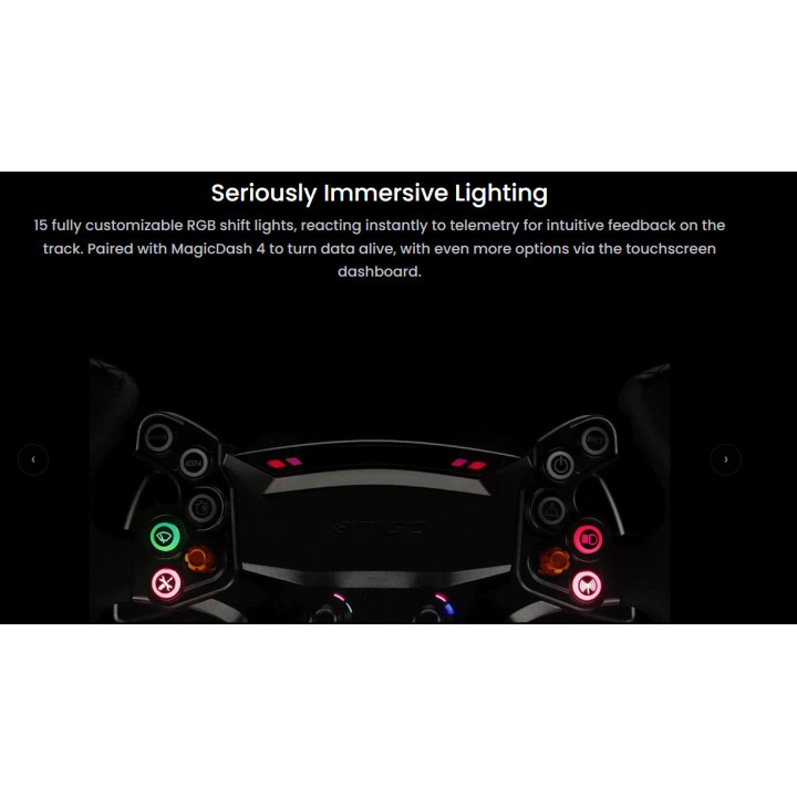 Волан SIMAGIC Zeus GT, 300 mm, 9 сменяеми дръжки, 15 RGB LED - ZEUS GT - 5