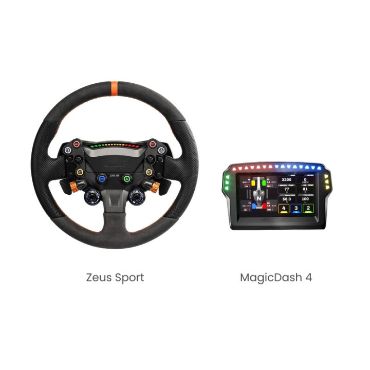 Волан с екран SIMAGIC Zeus Sport & MagicDash 4 Bundle, AirLink, all-in-one - ZEUS SPORT-MAGICDASH 4 - 1