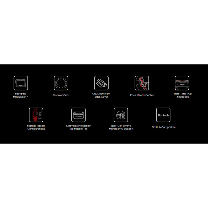 Волан с екран SIMAGIC Zeus Sport & MagicDash 4 Bundle, AirLink, all-in-one - ZEUS SPORT-MAGICDASH 4 - 4