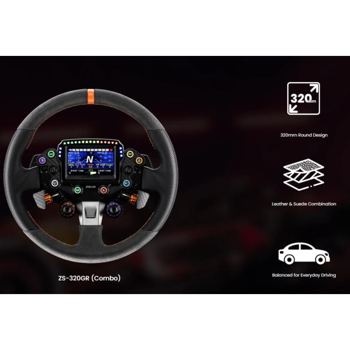 Волан с екран SIMAGIC Zeus Sport & MagicDash 4 Bundle, AirLink, all-in-one - ZEUS SPORT-MAGICDASH 4 - 9